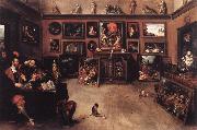 FRANCKEN, Ambrosius An Antique Dealer s Gallery oil